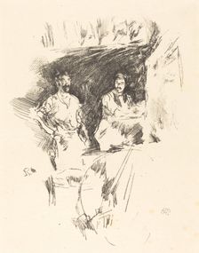The Brothers, 1895/1896. Creator: James Abbott McNeill Whistler