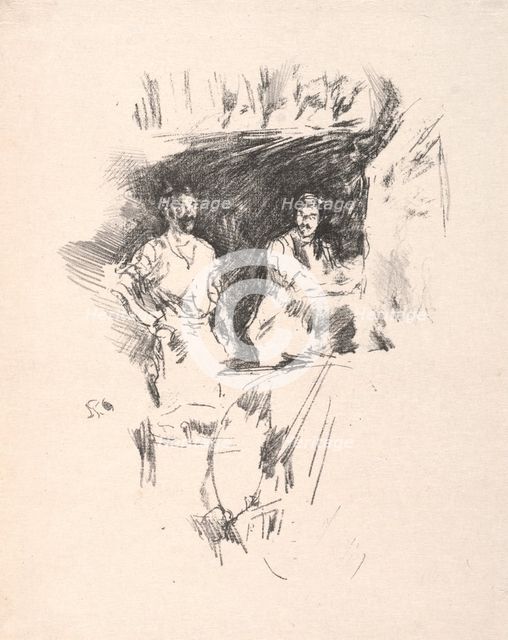 The Brothers, 1895. Creator: James McNeill Whistler (American, 1834-1903).
