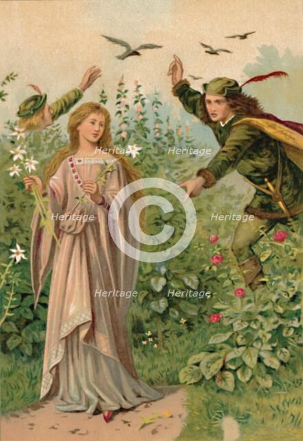 'The Brothers and their Sister', 1901. Artist: Edward Henry Wehnert.