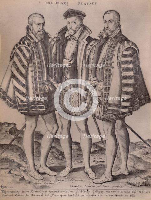 The Brothers Coligny, 16th century (1894). Artist: S Duval.
