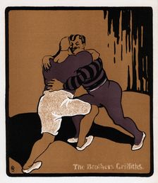 The Brothers Griffiths, theatre performers, late 19th century