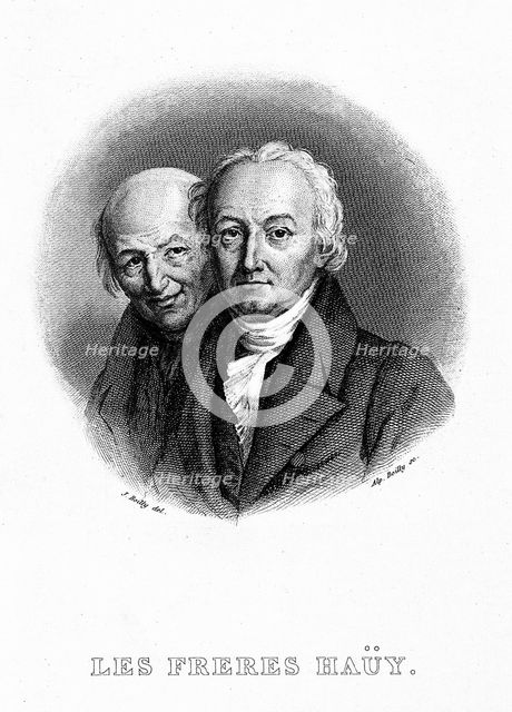 The Brothers René-Just Haüy (1743-1822) and Valentin Haüy (1745-1822), .