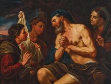 The brothers show Jacob Joseph's bloody garment, Second half of the 17th century. Creator: Loth, Johann Karl (1632-1698)