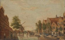 The Brouwersgracht in Amsterdam, 1750-1799. Creator: Anon