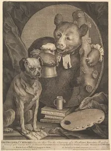The Bruiser (Caricature of Charles Churchill), August 1, 1762. Creator: William Hogarth
