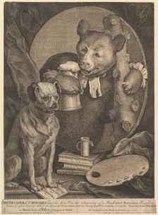 The Bruiser (Caricature of Charles Churchill), August 1, 1762. Creator: William Hogarth