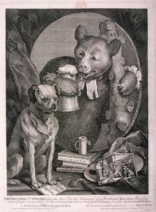 The Bruiser, C. Churchill ... in the character of a Russian Hercules ... 1763. Artist: William Hogarth