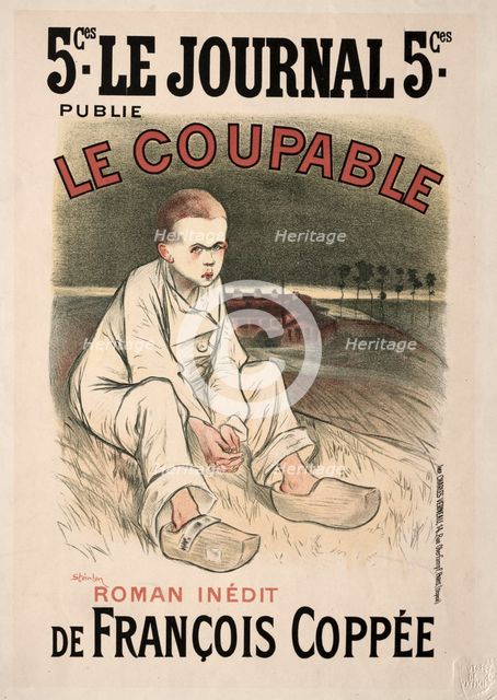 The Culprit, 1896. Creator: Théophile Alexandre Steinlen (Swiss, 1859-1923).