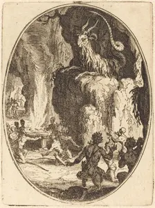 The Cult of the Demon, probably 1627. Creator: Jacques Callot