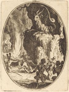The Cult of the Demon, probably 1627. Creator: Jacques Callot