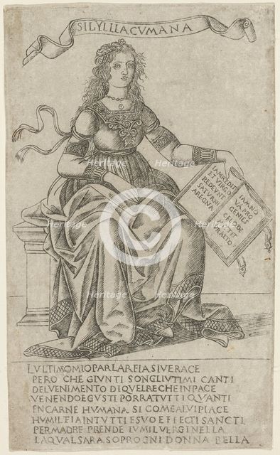 The Cumean Sibyl, 1480/90. Creator: Francesco Rosselli.