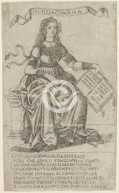 The Cumean Sibyl, 1480/90. Creator: Francesco Rosselli.