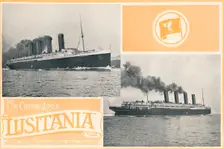 The Cunard Liner "Lusitania". c1910. Creator: Unknown