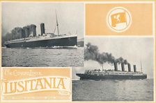 The Cunard Liner "Lusitania". c1910. Creator: Unknown