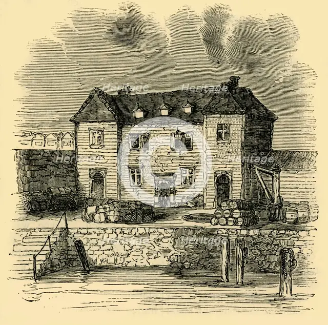'The Custom House - Time of Elizabeth', (c1872). Creator: Unknown.