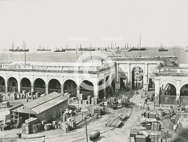 The Custom House, Veracruz, Mexico, 1895. Creator: Unknown.