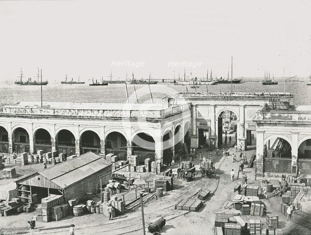 The Custom House, Veracruz, Mexico, 1895. Creator: Unknown.
