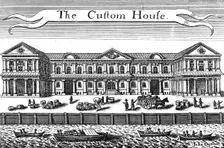 The Custom House, London, c1660. Artist: John Dunster