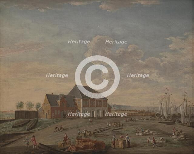 The Custom House of Copenhagen, 1754. Creator: Giovanni Antonio Cesari.