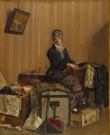The Customs, 1877. Artist: Mancini, Antonio (1852-1930)