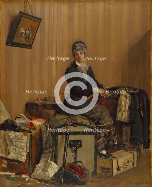 The Customs, 1877. Artist: Mancini, Antonio (1852-1930)