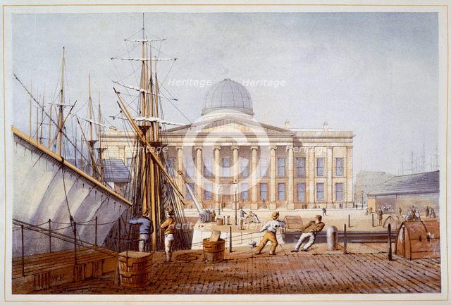 The Customs House and Revenue Building, Liverpool, 1864. Creator: William Gawin Herdman.