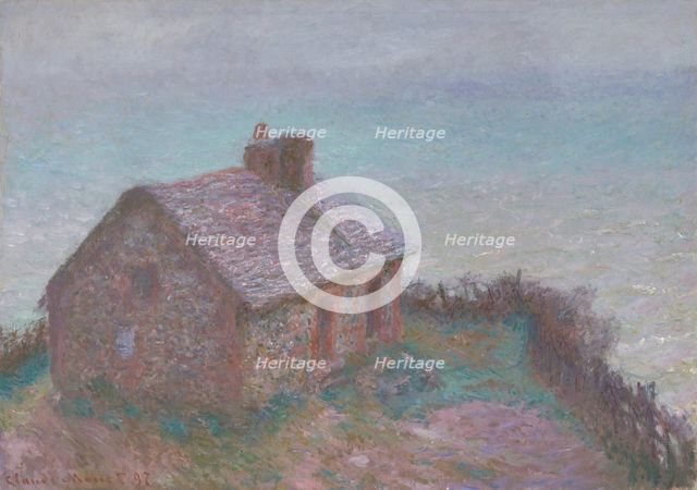 The Customs House at Varengeville, 1897. Creator: Claude Monet.
