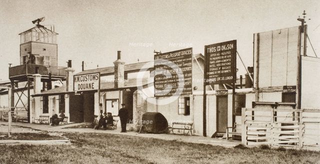 The Customs Office at London Airport, 1925.  Creator: Unknown.