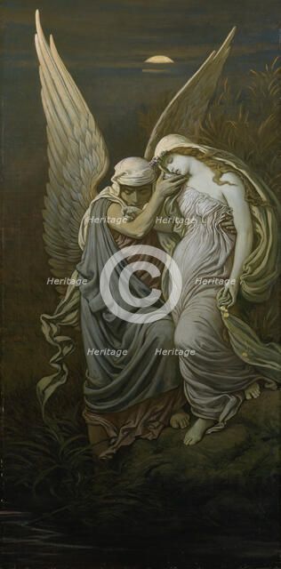 The Cup of Death, 1885 and 1911. Creator: Elihu Vedder.