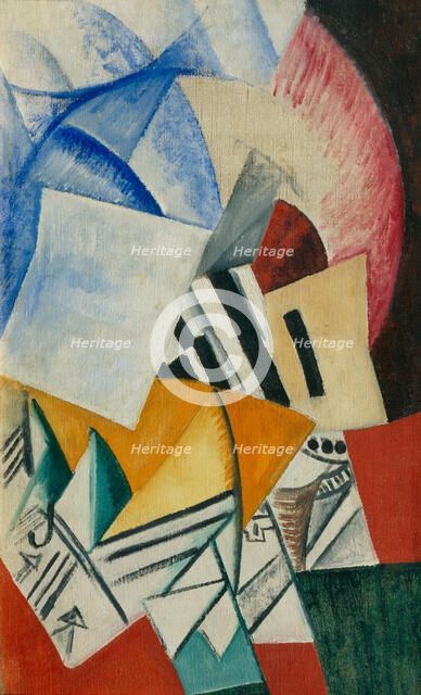 The Cupboard, 1918. Artist: Rozanova, Olga Vladimirovna (1886-1918)