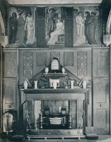 The Cupid and Psyche Frieze at No. I Palace Green (North Wall) c1898
