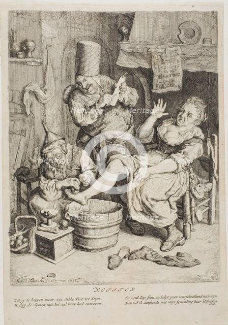 The Cupper (Kopster), 1695. Creator: Cornelis Dusart.