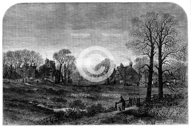 "The Curate of Glevering", Glevering Green - drawn by S. Read, 1861. Creator: Mason Jackson.