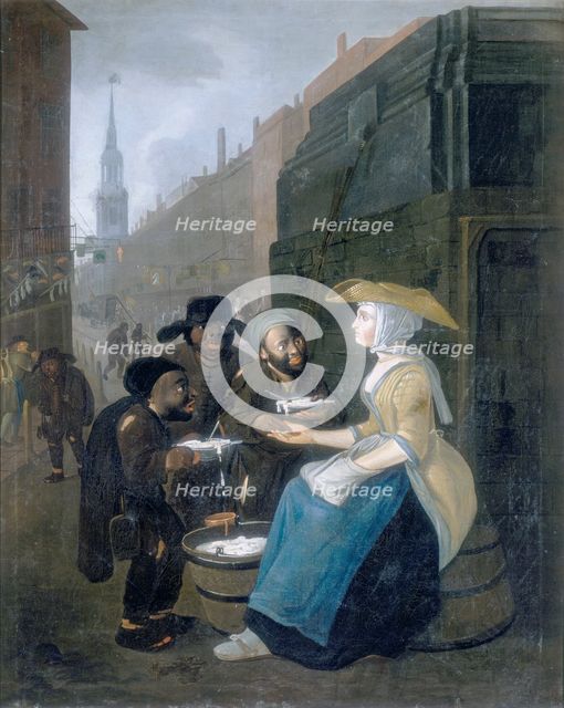 'The Curds and Whey Seller, Cheapside', c1730. Creator: Unknown.