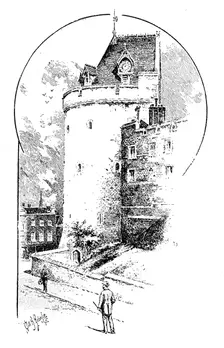 The Curfew Tower, Windsor Castle, 1895. Creator: Carl Hentschel