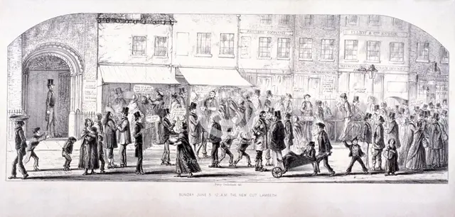 The Cut, Lambeth, London, c1850. Artist: Anon