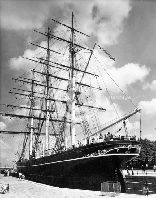 The Cutty Sark, Greenwich, London, c1955. Creator: Arthur Charles Kirby Ware.