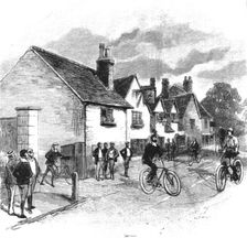 'The Cyclists Sunday Dinner at Ripley; "The Anchor" at Ripley--The Cyclists Inn 1891. Creator: Charles Joseph Staniland