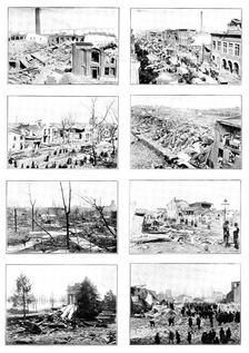 The Cyclone at Louisville, Kentucky, United States, 1890. Creator: Unknown