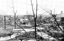 The Cyclone at Louisville, Kentucky, United States: Baxter Park, 1890. Creator: Unknown