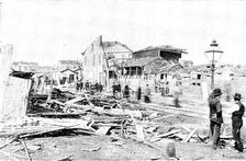 The Cyclone at Louisville, Kentucky, United States: Fifteenth Street: looking north, 1890. Creator: Unknown