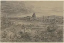The Cyclopean rocks near Sciacca, mid-late 19th century. Creator: Ludwig Metz