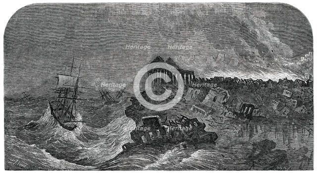 The Cyclorama - the Great Earthquake at Lisbon, 1850. Creator: Unknown.