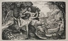 The Cyder Feast: A Vision of Joy and Thanksgiving, 1829. Creator: Edward Calvert (British, 1799-1883)