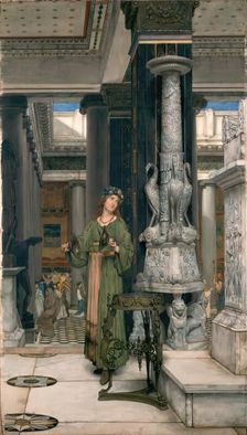 The Cymbal Player, 1872. Creator: Lawrence Alma-Tadema