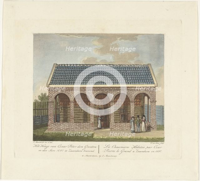 The Czar Peter House in Zaandam, 1697, ca 1825. Artist: Senus, Willem, van (1773-1851)
