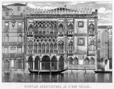 The Ca d'Oro, Venice, Italy, c19th century