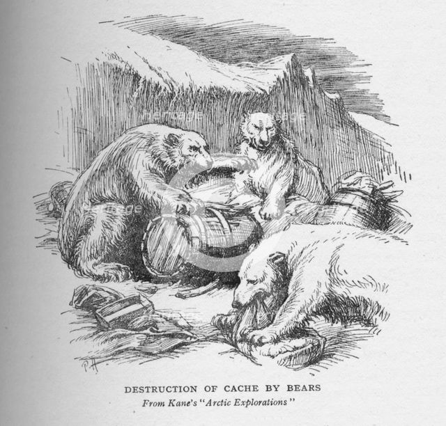 'The Cache Destroyed', c1856, (1928). Artist: Unknown.