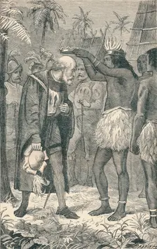 The Cacique Placing a Crown Upon the Head of Columbus, 1904