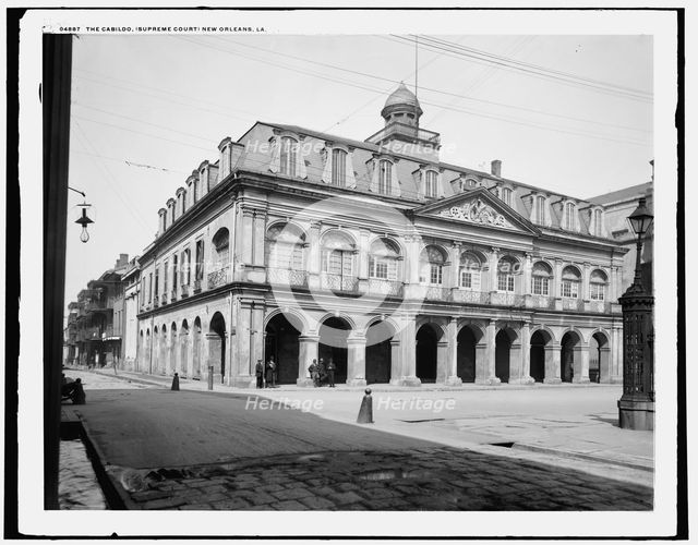 The Cabildo (Supreme Court), New Orleans, La., c1900. Creator: Unknown.